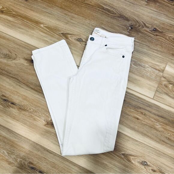 J CREW Women’s Stretch White Jeans Size 25/31 - Picture 1 of 6